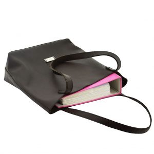 Shopper aus Leder Handtasche XL gross auch für mehr als DIN A4 Ordner