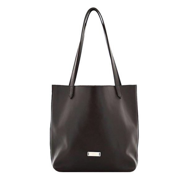 Shopper aus Leder braun Henkeltasche handmade