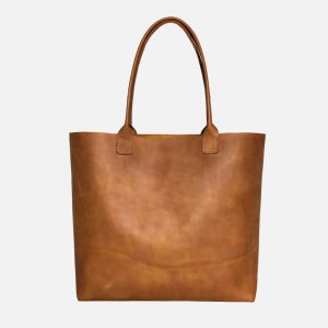Ledertasche cognac braun mit Henkel, 5 Innenfächer, Schlüsselanhänger. Henkeltasche Damen, große Schultertasche aus pflanzlich gegerbtem Leder mit Pull-Up Effekt. Handgenäht in Deutschland.