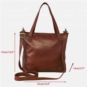Shopper aus Leder braun kastanie, braunrot. Mittelgroße Henkeltasche für Damen mit Reißverschluss Fach innen. Ledertasche zum Shoppen, Freizeit und Businesstasche. A4 Schultertasche. Handgefertigte und individuelle Taschen.