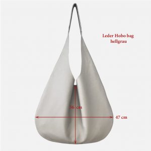 Leder Hobo bag Beuteltasche mit Henkel. Große Schultertasche für jeden Tag.