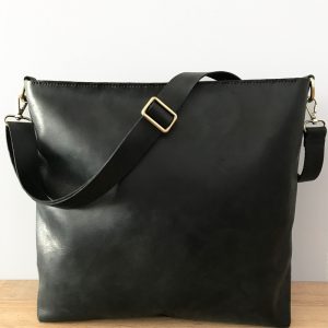 Handgefertigte große Ledertasche Crossbody Bag Ledershopper