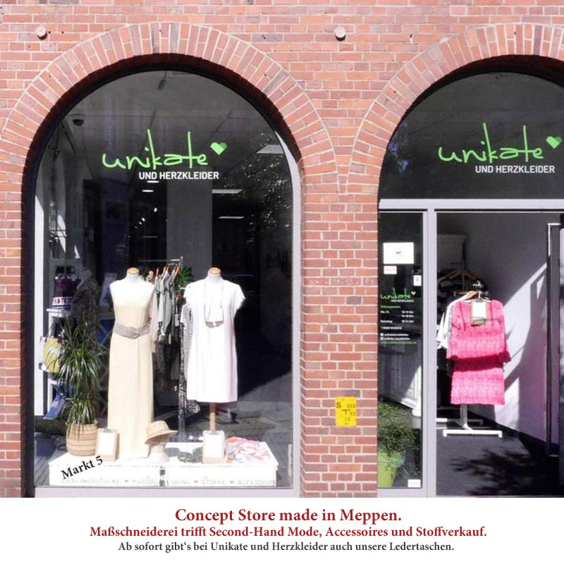 Unikate und Herzkleider Concept Store handmade und second-hand-shop in Meppen