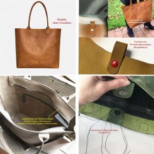 Ledertasche schwarz, cognac, grau, gruen, bordeaux. Handgefertigte Ledertasche nach Wunsch für Damen und Herren. Ohne Verschluss, Magnet, Druckknopf oder Reißverschluss. Nach Wunsch.Schultertaschen, Crossbody, Handtaschen.