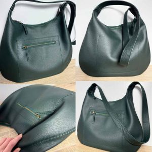 Grüne Ledertasche Damen Hobo Bag mit Reißverschluss. SchGrüne Ledertasche Damen Hobo Bag mit Reißverschluss. Schultertasche oder crossbody nach Wahl. Mittelgroße, dunkelgrüne Tasche mit jeweils einem Innenfach und Außenfach. Auch in Wunschfarbe verfügbar. Schultertasche oder crossbody nach Wahl. Mittelgroße, dunkelgrüne Tasche mit jeweils einem Innenfach und Außenfach. Auch in Wunschfarbe verfügbar.